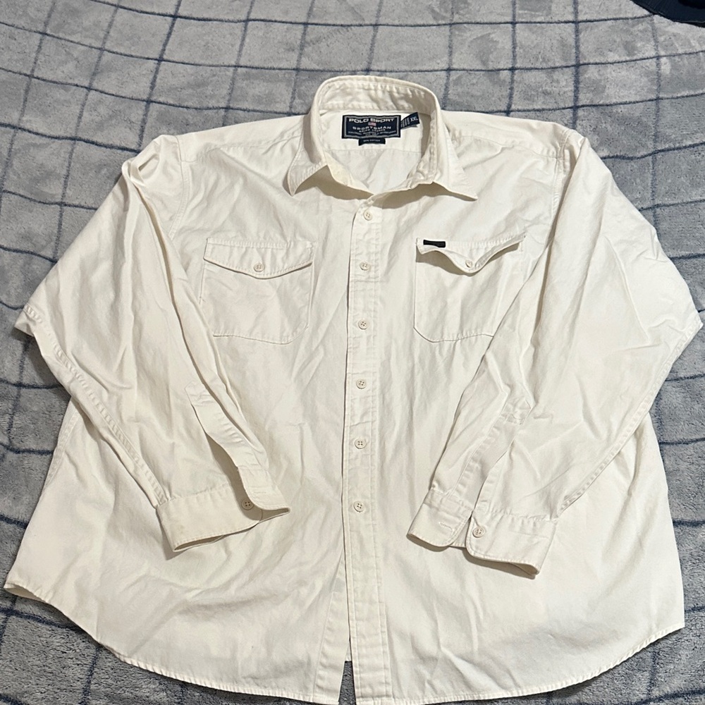 Ralph Lauren Polo Sport White Cotton Shirt